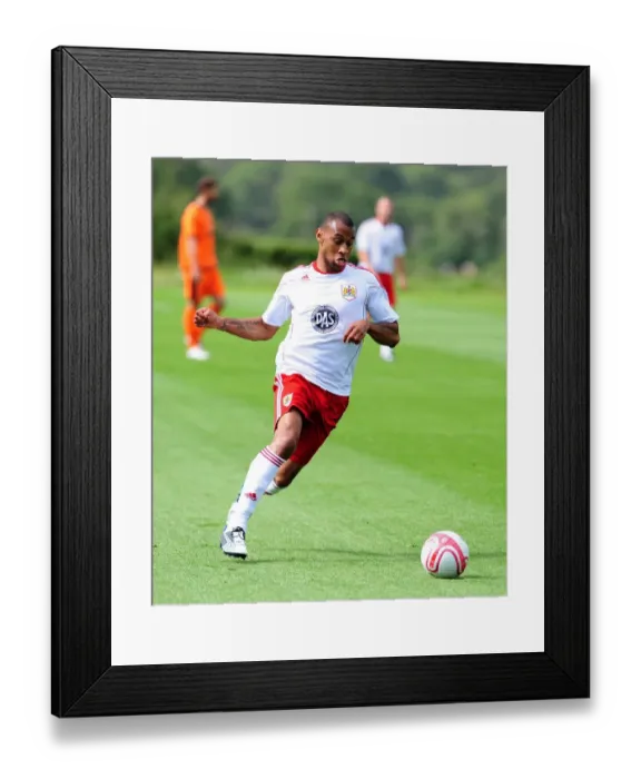 Framed Print : Bristol City vs. Hereford Reserves: Football Rivalry in Season 10-11