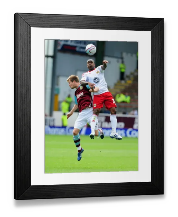 Framed Print : Clash in the Championship: Rose vs. Elliot - Burnley vs. Bristol City, 2010