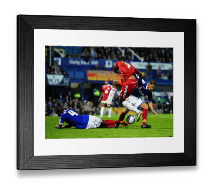 Framed Print : Battling for Supremacy: Marvin Elliott vs. Aaron Mokoena and Michael Brown in Portsmouth vs. Bristol City Championship Clash (September 2010) Framed Print : Battling for Supremacy: Marvin Elliott vs. Aaron Mokoena and Michael Brown in Portsmouth vs. Bristol City Championship Clash (September 2010)