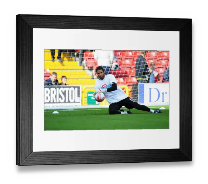 Framed Print : Bristol City vs Norwich City: David James in Action during the Npower Championship Match at Ashton Gate (October 2010) Framed Print : Bristol City vs Norwich City: David James in Action during the Npower Championship Match at Ashton Gate (October 2010)