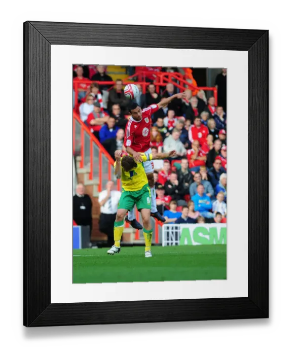 Framed Print : Bristol City vs Norwich City Rivalry: A Clash of Football Titans - Season 10-11 Framed Print : Bristol City vs Norwich City Rivalry: A Clash of Football Titans - Season 10-11