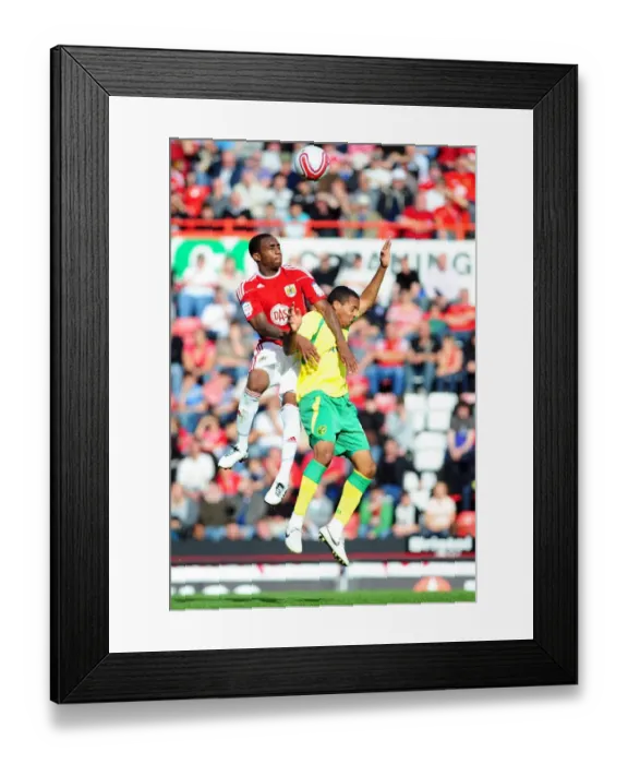 Framed Print : Bristol City vs Norwich City: A Football Rivalry - Season 10-11