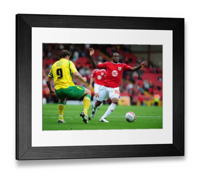 Framed Print : A Football Rivalry Ignited: Bristol City vs Norwich City - Season 10-11 Framed Print : A Football Rivalry Ignited: Bristol City vs Norwich City - Season 10-11