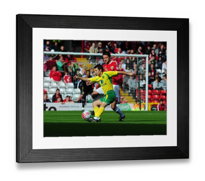 Framed Print : Bristol City vs Norwich City: A Football Rivalry - Season 10-11