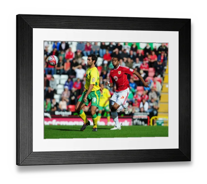 Framed Print : Bristol City vs Norwich City: A Football Rivalry - Season 10-11 Framed Print : Bristol City vs Norwich City: A Football Rivalry - Season 10-11