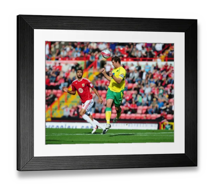 Framed Print : Bristol City vs Norwich City: A Football Rivalry - Season 10-11