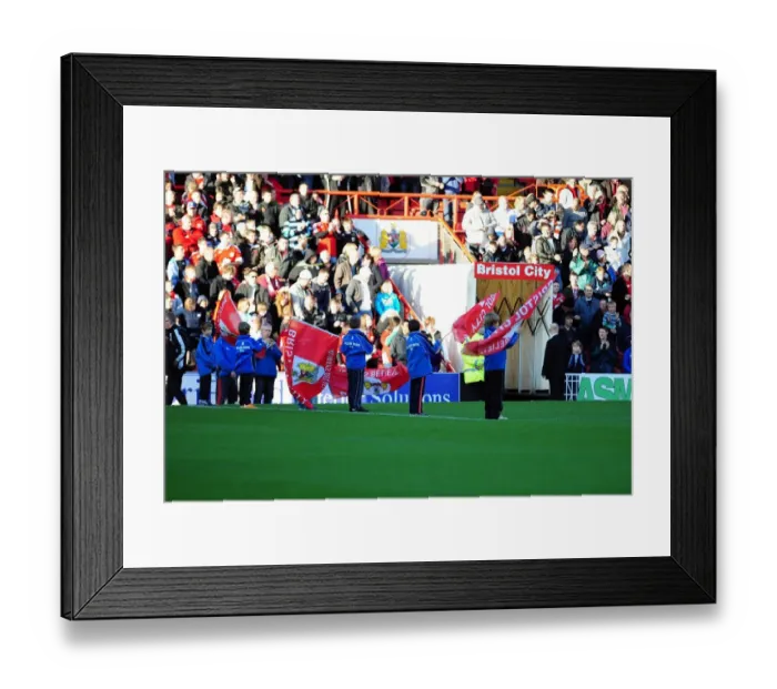 Framed Print : Bristol City vs Preston North End Rivalry: Season 10-11 Football Match