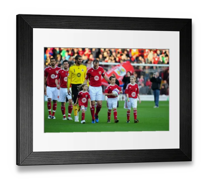 Framed Print : The Intense Rivalry: Bristol City vs Preston North End - Season 10-11 (Bristol City v Preston North End)