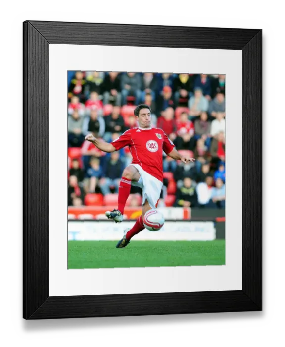 Framed Print : The Intense Rivalry: A Football Battle - Bristol City vs Preston North End (Season 10-11)