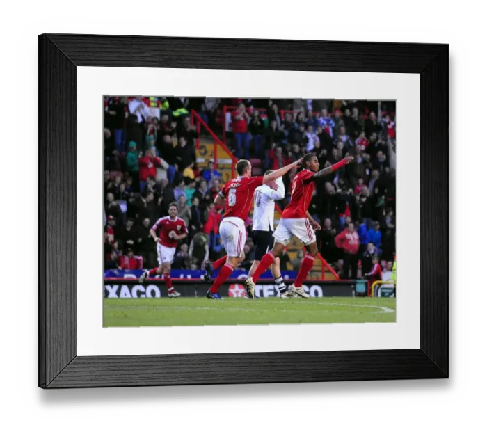 Framed Print : Marvin Elliott's Goal Celebration: Bristol City vs. Preston North End, Championship Match, Ashton Gate Stadium (06 / 11 / 2010) Framed Print : Marvin Elliott's Goal Celebration: Bristol City vs. Preston North End, Championship Match, Ashton Gate Stadium (06 / 11 / 2010)