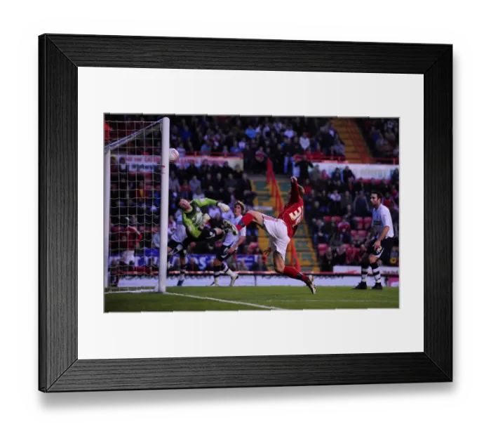 Framed Print : Brett Pitman's Last-Minute Drama: A Heart-Stopping Equalizer for Bristol City Against Preston North End, Championship Football, 2010 Framed Print : Brett Pitman's Last-Minute Drama: A Heart-Stopping Equalizer for Bristol City Against Preston North End, Championship Football, 2010