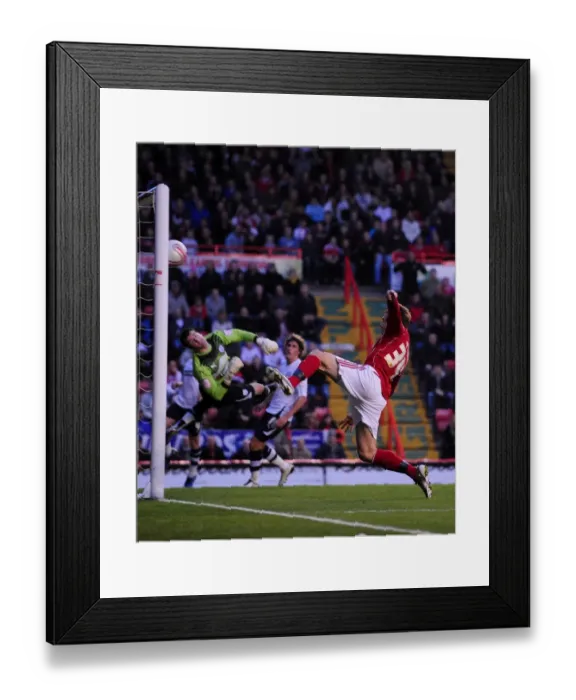 Framed Print : Brett Pitman's Last-Minute Thriller: Heart-Stopping Equalizer for Bristol City Against Preston North End in the Championship (2010) Framed Print : Brett Pitman's Last-Minute Thriller: Heart-Stopping Equalizer for Bristol City Against Preston North End in the Championship (2010)