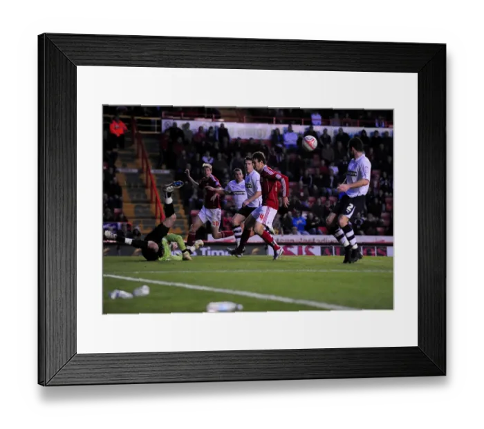 Framed Print : Lonergan's Last-Minute Save Denies Roses Cross: Preston Holds Off Bristol City in Championship Clash, 2010 Framed Print : Lonergan's Last-Minute Save Denies Roses Cross: Preston Holds Off Bristol City in Championship Clash, 2010