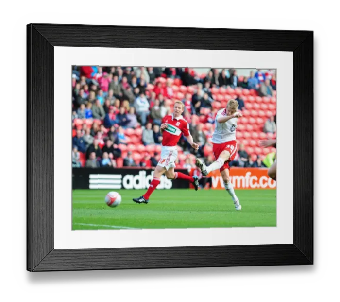 Framed Print : The Clash of Titans: Bristol City vs. Middlesbrough - A Football Rivalry (Season 10-11)