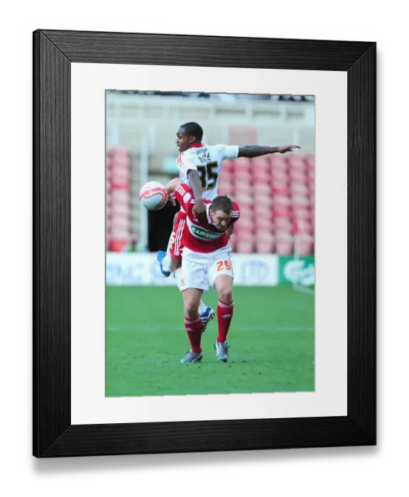 Framed Print : Intense Battle: Danny Rose vs. Tony McMahon - Middlesbrough vs. Bristol City Framed Print : Intense Battle: Danny Rose vs. Tony McMahon - Middlesbrough vs. Bristol City