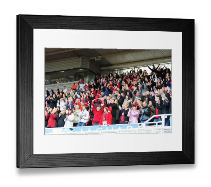 Framed Print : Bristol city Fans