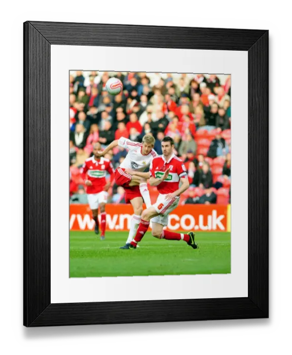 Framed Print : Season 10-11: The Intense Rivalry - Middlesbrough vs. Bristol City: The Clash of Boro and The Robins Framed Print : Season 10-11: The Intense Rivalry - Middlesbrough vs. Bristol City: The Clash of Boro and The Robins