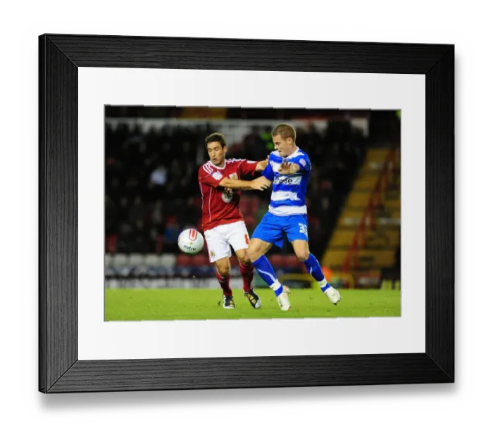 Framed Print : Clash at Ashton Gate: Johnson vs. Armstrong in Npower Championship Showdown, October 19, 2010 Framed Print : Clash at Ashton Gate: Johnson vs. Armstrong in Npower Championship Showdown, October 19, 2010