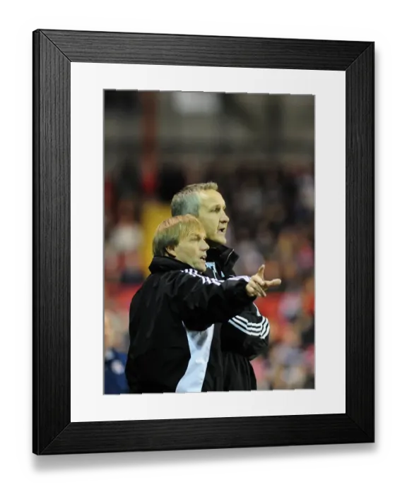 Framed Print : Keith Millen in Deep Focus: Bristol City vs. Reading, Npower Championship, October 19, 2010 Framed Print : Keith Millen in Deep Focus: Bristol City vs. Reading, Npower Championship, October 19, 2010