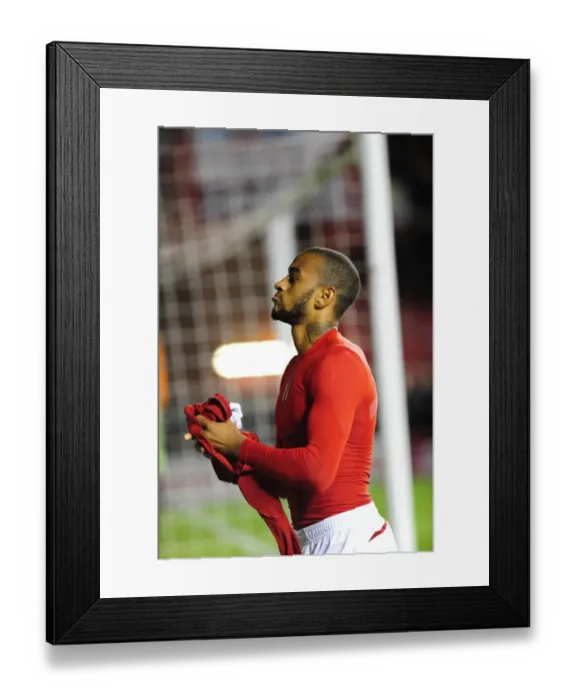 Framed Print : Bristol City Celebrate Npower Championship Win Over Reading: Danny Haynes Rejoices at Ashton Gate, October 19, 2010 Framed Print : Bristol City Celebrate Npower Championship Win Over Reading: Danny Haynes Rejoices at Ashton Gate, October 19, 2010