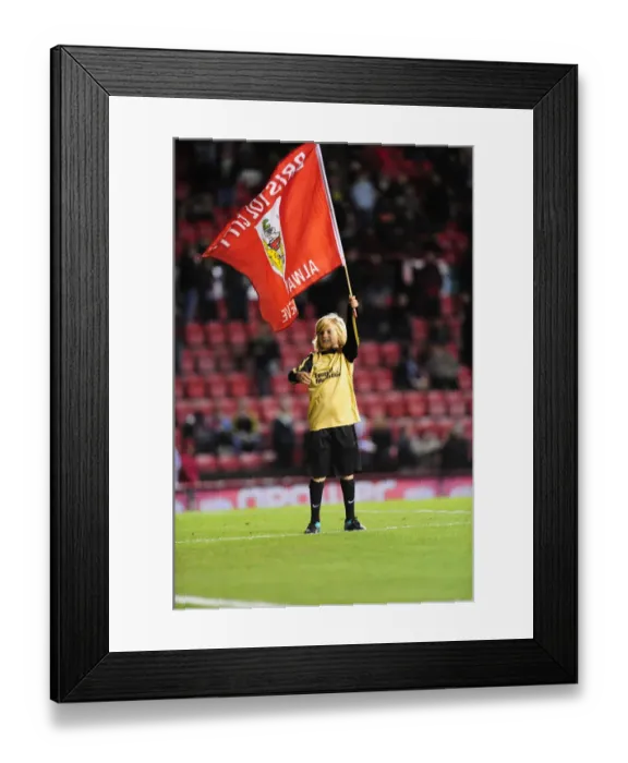 Framed Print : Intense Action in Npower Championship: Bristol City vs. Reading at Ashton Gate (10 / 19 / 2010)