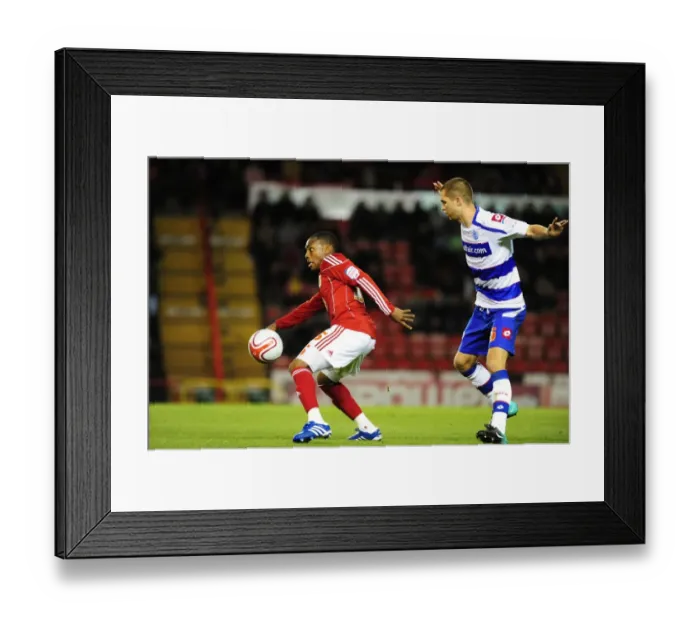 Framed Print : Bristol City vs QPR: Intense Moment Between Danny Rose and Matt Connolly during the Npower Championship Match at Ashton Gate (October 2010) Framed Print : Bristol City vs QPR: Intense Moment Between Danny Rose and Matt Connolly during the Npower Championship Match at Ashton Gate (October 2010)