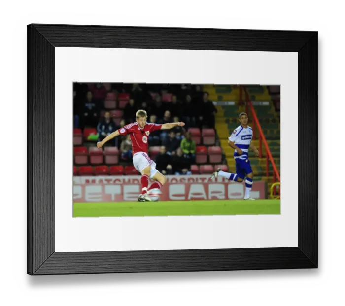 Framed Print : Jon Stead Scores: Bristol City's Victory Moment Against QPR in Npower Championship (22 / 10 / 2010) Framed Print : Jon Stead Scores: Bristol City's Victory Moment Against QPR in Npower Championship (22 / 10 / 2010)