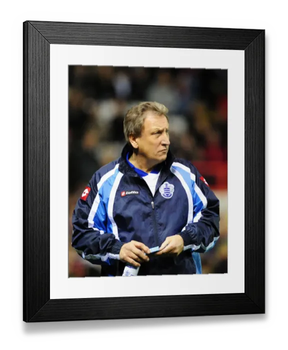 Framed Print : Neil Warnock Leads QPR Against Bristol City in Npower Championship Clash at Ashton Gate, October 2010 Framed Print : Neil Warnock Leads QPR Against Bristol City in Npower Championship Clash at Ashton Gate, October 2010