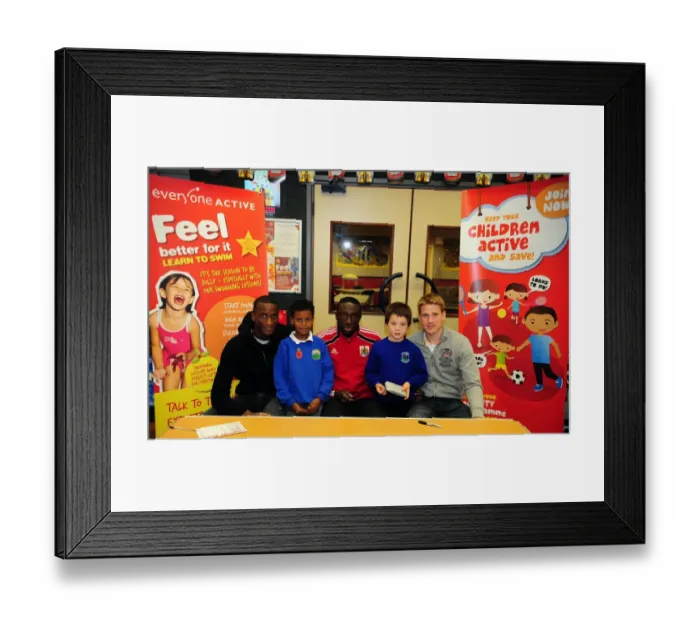 Framed Print : Meet the Stars of Bristol City FC: Up Close with Redz