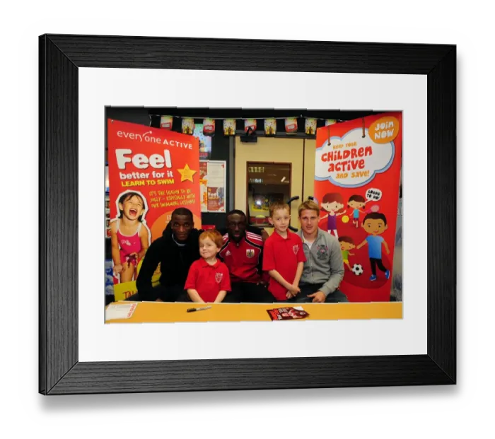 Framed Print : Meet the Stars: Up Close with Bristol City FC