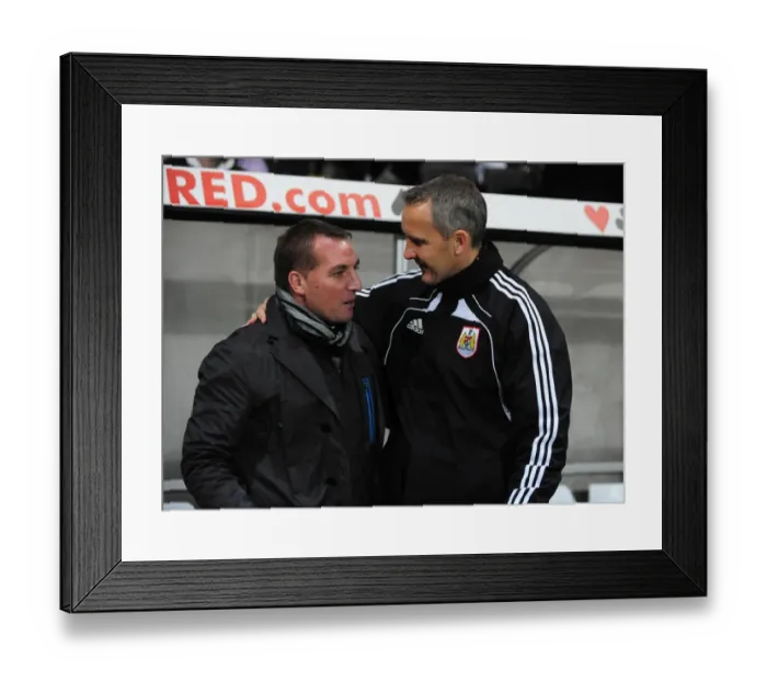 Framed Print : Milen vs. Rodgers: Championship Showdown - Swansea City vs. Bristol City (10 / 11 / 2010) Framed Print : Milen vs. Rodgers: Championship Showdown - Swansea City vs. Bristol City (10 / 11 / 2010)