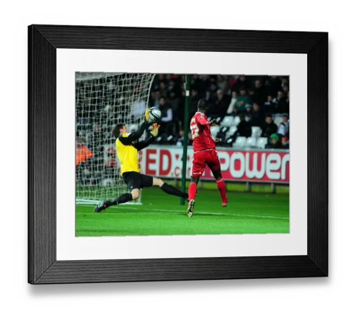 Framed Print : Adomah's Dramatic Hit on the Bar: Swansea City vs. Bristol City (10 / 11 / 2010, Championship) Framed Print : Adomah's Dramatic Hit on the Bar: Swansea City vs. Bristol City (10 / 11 / 2010, Championship)