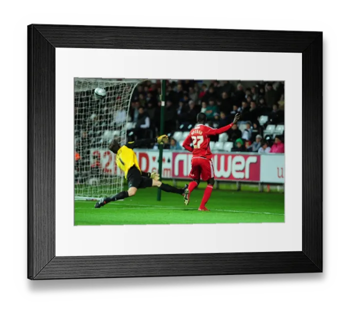 Framed Print : Adomah's Dramatic Late Strike Hits the Bar: Swansea City vs. Bristol City (10 / 11 / 2010) Framed Print : Adomah's Dramatic Late Strike Hits the Bar: Swansea City vs. Bristol City (10 / 11 / 2010)