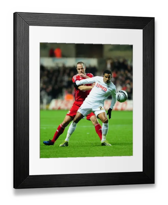 Framed Print : Battling for Championship Glory: Carey vs. Sinclair - Swansea City vs. Bristol City (10 / 11 / 2010) Framed Print : Battling for Championship Glory: Carey vs. Sinclair - Swansea City vs. Bristol City (10 / 11 / 2010)