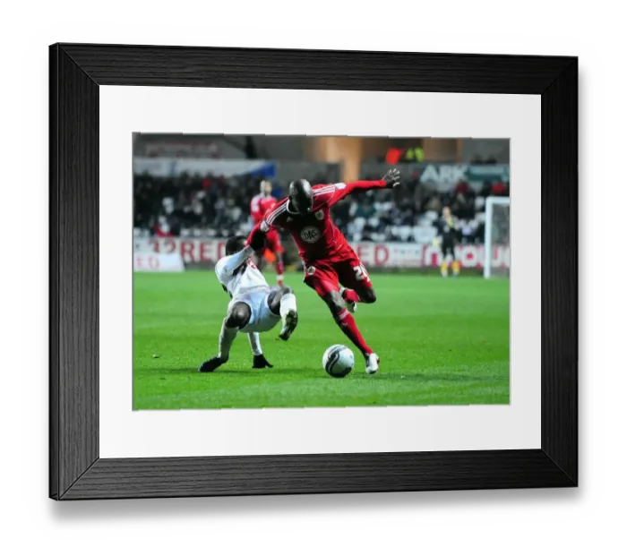 Framed Print : Battling for Championship Glory: Jamal Campbell-Ryce vs. Nathan Dyer (10 / 11 / 2010) - Football Rivalry in the Championship Framed Print : Battling for Championship Glory: Jamal Campbell-Ryce vs. Nathan Dyer (10 / 11 / 2010) - Football Rivalry in the Championship