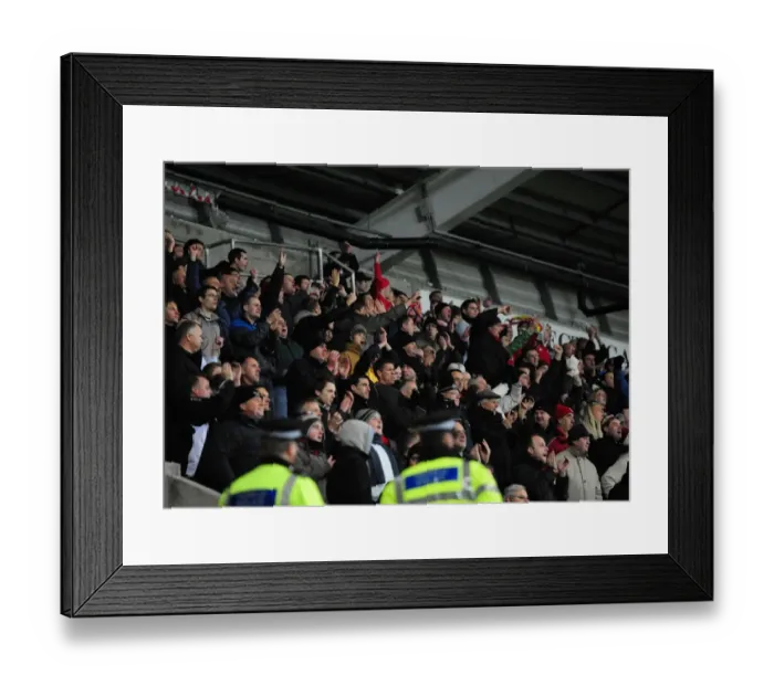 Framed Print : Championship Showdown: Swansea City vs. Bristol City - Football Rivalry at Liberty Stadium (10 / 11 / 2010)