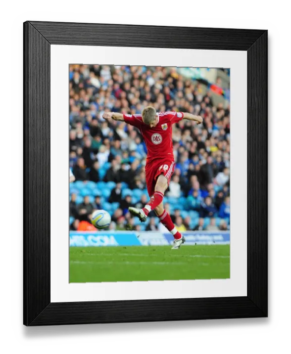 Framed Print : Jon Stead's Near-Miss: Leeds United vs. Bristol City Championship Clash - 13 / 11 / 2010 Framed Print : Jon Stead's Near-Miss: Leeds United vs. Bristol City Championship Clash - 13 / 11 / 2010
