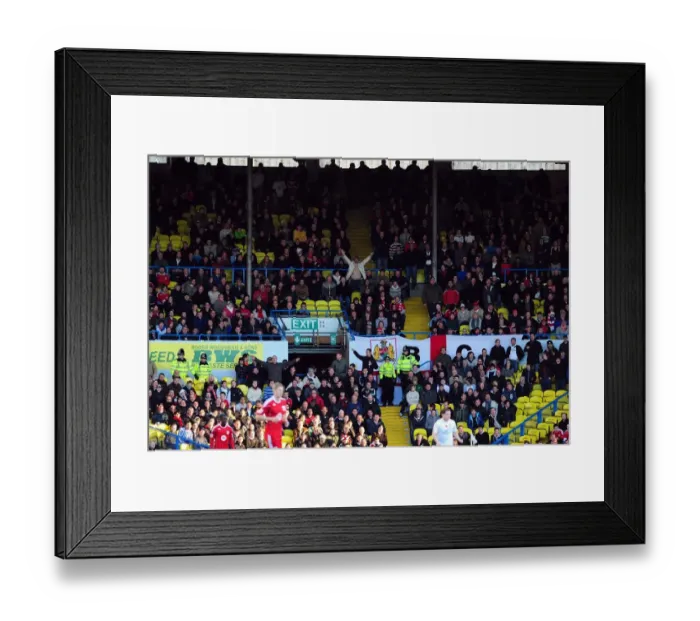 Framed Print : Leeds United vs. Bristol City: A Football Rivalry - Season 10-11