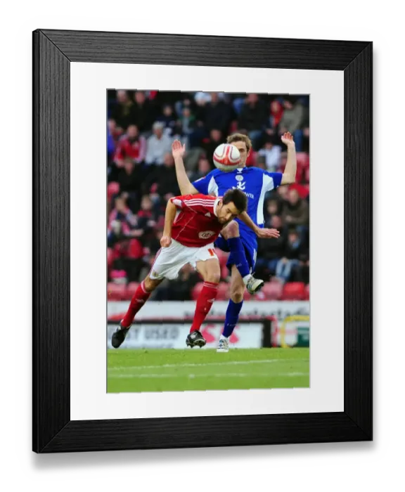 Framed Print : Bristol City vs Leicester City: 2010-11 Football Showdown - Season 10-11