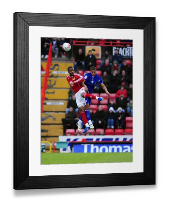 Framed Print : Bristol City vs Leicester City: 2010-11 Football Showdown - Season 10-11