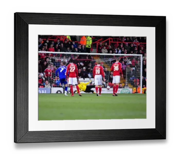 Framed Print : Bristol City vs Leicester City: 2010-11 Football Showdown - Season 10-11