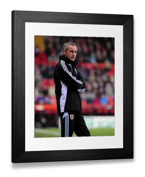 Framed Print : 2010-11 Football Showdown: Bristol City vs Leicester City - A Clash of First Teams