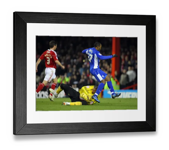 Framed Print : Bristol City vs Leicester City: Football Rivalry - Season 10-11