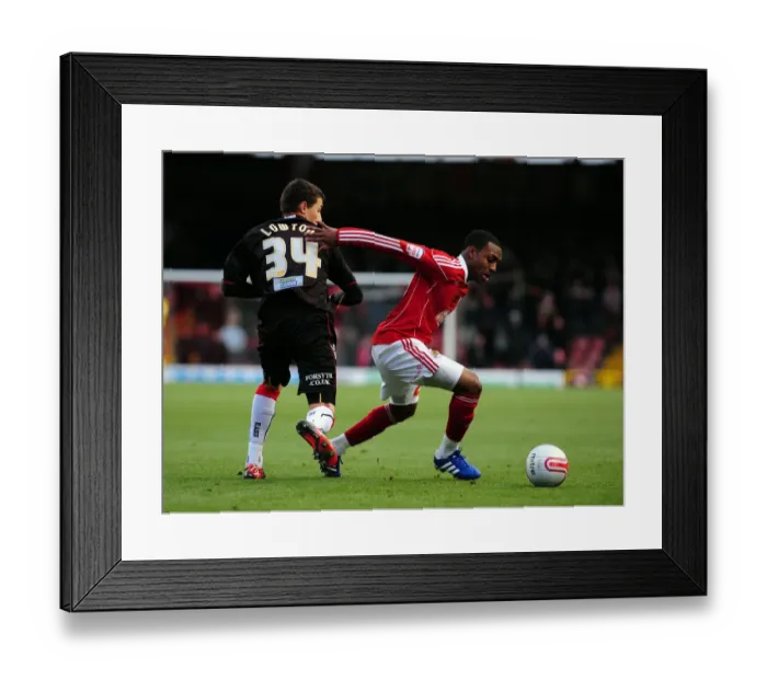 Framed Print : Battling for Supremacy: Rose vs. Lowton in the Championship Clash between Bristol City and Sheffield United Framed Print : Battling for Supremacy: Rose vs. Lowton in the Championship Clash between Bristol City and Sheffield United