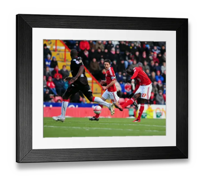Framed Print : Adomah's Long-Range Threat: Bristol City vs Sheffield United, Championship 2010