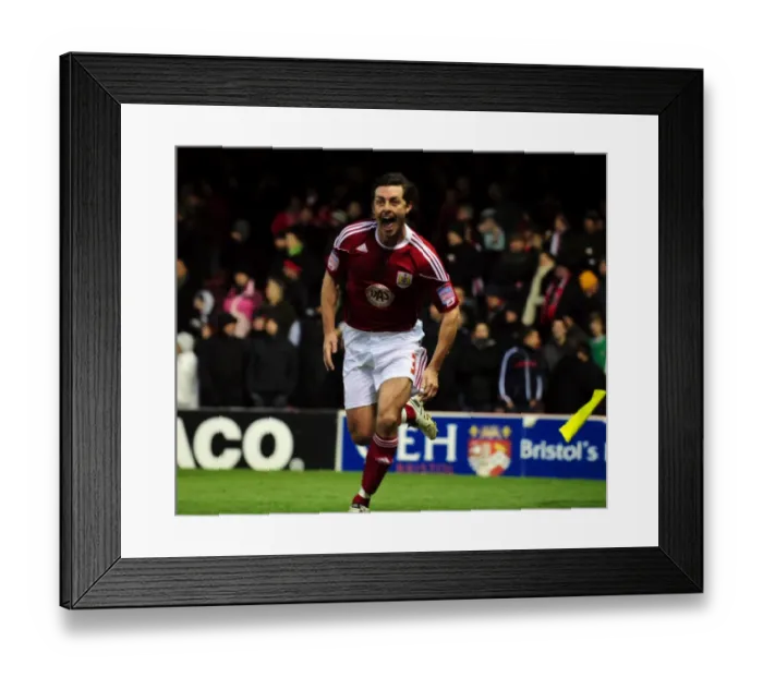 Framed Print : McAllister's Stunning Corner-kick Goal: Bristol City vs Sheffield United, Championship 2010 Framed Print : McAllister's Stunning Corner-kick Goal: Bristol City vs Sheffield United, Championship 2010