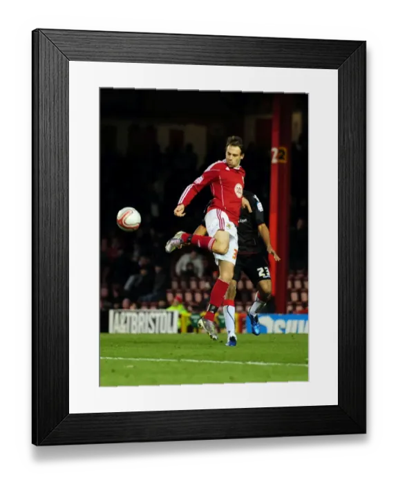 Framed Print : Brett Pitman's Flick: A Pivotal Moment in Bristol City vs. Sheffield United Championship Clash (November 2010) Framed Print : Brett Pitman's Flick: A Pivotal Moment in Bristol City vs. Sheffield United Championship Clash (November 2010)