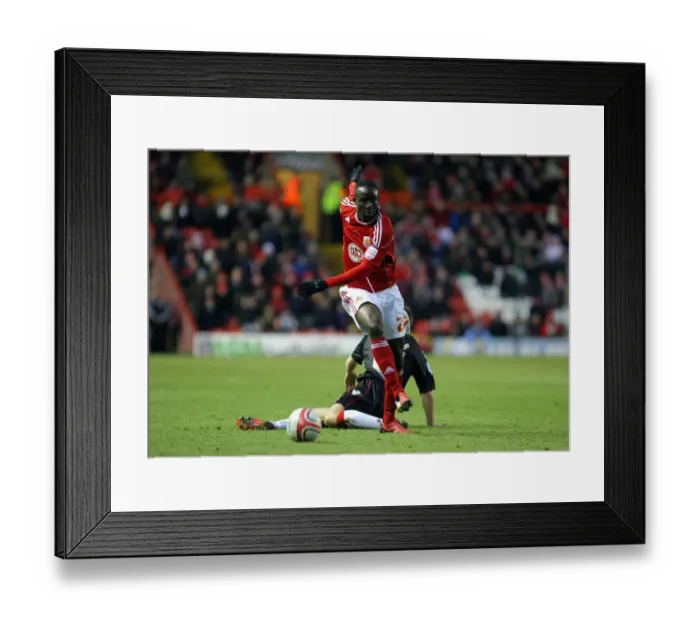 Framed Print : Adomah's Victory: Bristol City vs Sheffield United, Championship Match, 27 / 11 / 2010 Framed Print : Adomah's Victory: Bristol City vs Sheffield United, Championship Match, 27 / 11 / 2010
