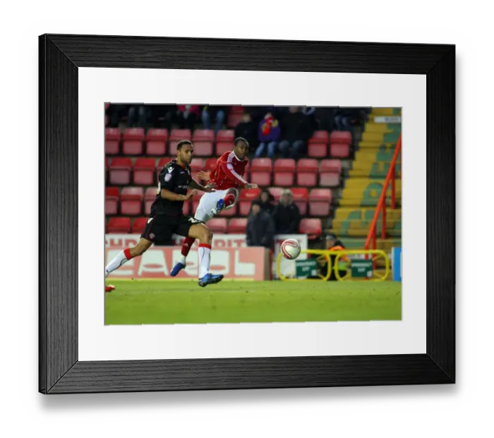 Framed Print : Bristol City's Danny Rose Fires a Shot Against Sheffield United in Championship Match, 2010 Framed Print : Bristol City's Danny Rose Fires a Shot Against Sheffield United in Championship Match, 2010