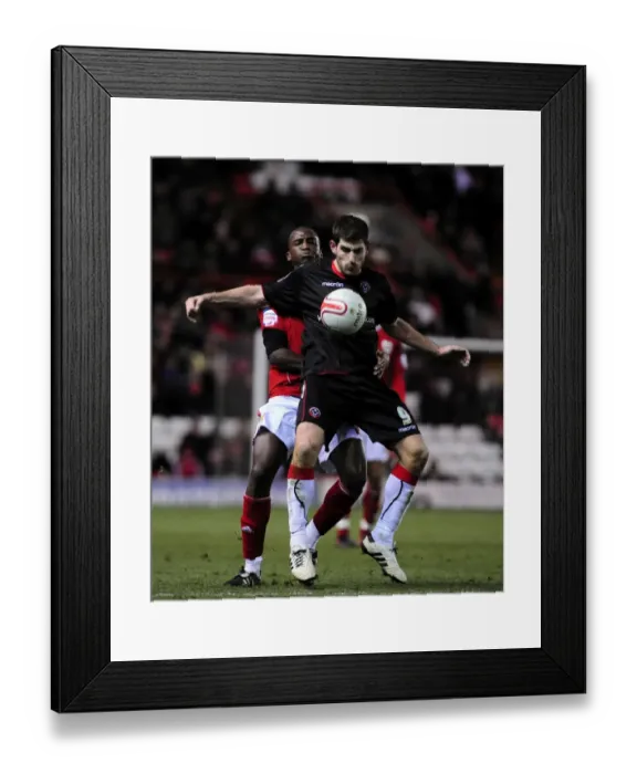 Framed Print : Championship Showdown: Cisse vs Evans - Intense Battle for the Ball (Bristol City vs Sheffield United, 27 / 11 / 2010) Framed Print : Championship Showdown: Cisse vs Evans - Intense Battle for the Ball (Bristol City vs Sheffield United, 27 / 11 / 2010)